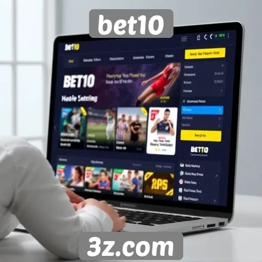 Experiência do usuário na interface do site bet10